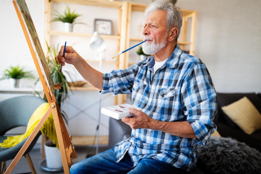 L'art pour stimuler les résidents d'ehpad