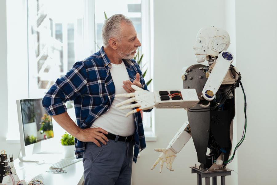 Un compagnon d’un nouveau genre en maison de retraite