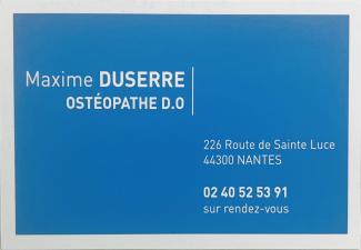 DUSERRE Maxime OSTEOPATHE